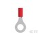 Te Connectivity Ring Terminal, 1/4 in Stud Size, 16 AWG, 600 V, Vinyl Insulated, Red 34150 - alternate 2